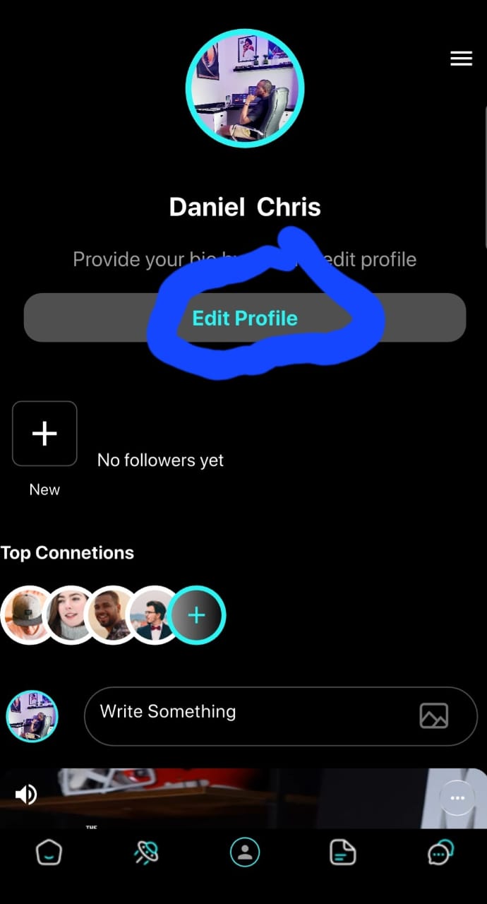 Click on Edit Profile